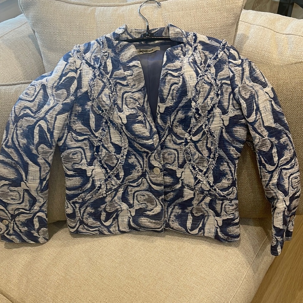 Blue ice jacket